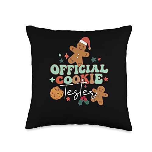 Official Cookie Tester Xmas Baking Baker Christmas 2022 Throw Pillow