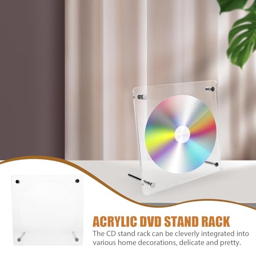 Soporte transparente para discos que soluciona el desorden en casa 8