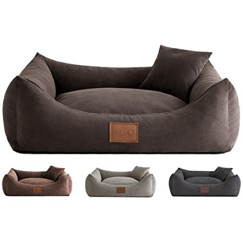 Leo4dog. Sofa Sun. 6 Größen, 4 Farben. Hundebett, Hundekissen, Hundesofa,Hundekorb. (XL-115X90, Graphit) Cover