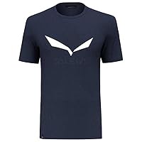 SALEWA Solidlogo Dry M T-Shirt Uomo, Navy Blazer