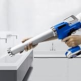 JIANGSS Pistola per Silicone a Batteria, Pistola per Colla Portatile Ricaricabile, Pistola per Silicone Senza Fili, con 2 batterie al Litio Ricaricabili e Caricabatterie