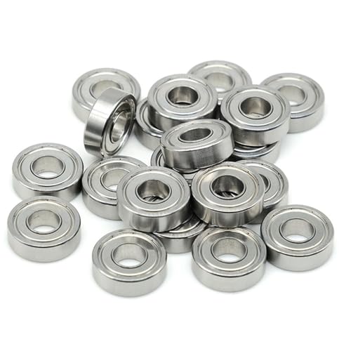 Bearing 2PCS 697ZZ 7x17x5mm Chrome Steel Metal Sealed High Speed Mechanical Equipment Parts