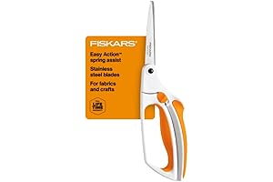 Fiskars Premier No. 8 Easy Action Scissors: Enhanced Ergonomics for Arthritis Comfort