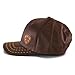 ARIAT Men's Oilskin Corner Logo Cap, Brown, One Size