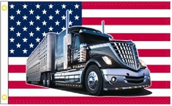 3X5 USA MACK TRUCK BIG RIG R1 FLAG BANNER GROMMETS 100D