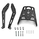MSX125 2021-2024 Heckgepäckträger Motorrad Gepäckträger Halterung für MSX 125 GROM 125 2021 2022 2023 2024 - Schwarz