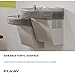 Elkay EZS8L Wall Mount ADA Cooler Non-filtered Refrigerated Light Gray Granite