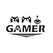 Produktbild AmyGline Gamer Englisch Slogan Wandaufkleber Ausgangsdekor Wandaufkleber Aufkleber Schlafzimmer Tür Aufkleber Wandbild