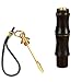 Featured Gifts Snuff Bottle with Spoon Portable Necklace Container Vial Pendant with Mini Funnel