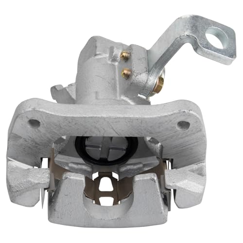 Image of TRQ Rear Right Brake Caliper w /Bracket Passenger Side | For 1994-2001 Acura Integra 1992-2000 Honda Civic 1993-1997 Civic del Sol