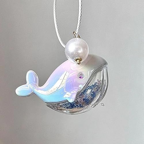 Whale Keychain for Backpack, Fun Animal Doll Pendant Keyring for Purse and Car Keys, 1.57x1.18 Inch Cute Accessory Charm3
