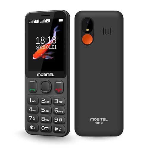 Téléphone portable 4G sans SIM Mobitel avec bouton SOS d'urgence et volume fort