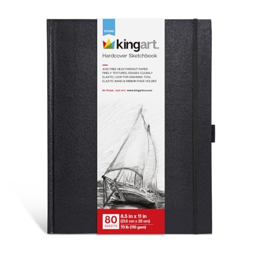 KINGART Professional Hardcover Sketchbook Journal...