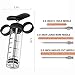 Kingsmile Turkey Injector, Meat Injector Syringe - 3 Marinade for BBQ Grill, 1OZ /30ML Injector Syringe, Handle MeatInjector for Smoking, Flavor Injector for Meat with Oil Brush & Cleaning Brush Black