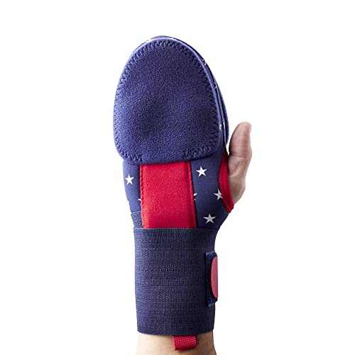 Evoshield,Baseball, Unisex-Adult Sliding Mitt - Navy/Scarlet/White, Left Hand #TOP2