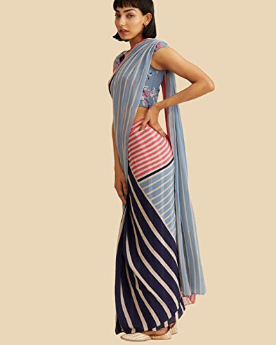 Image of NYKD NYSH021 Seamless Spandex Saree Shapewear for Women | Ankle-Length Petticoat with Drawstring, Targeted Hip Compression & Side Slit | Smooth, Defined Shape with No Side Bulges