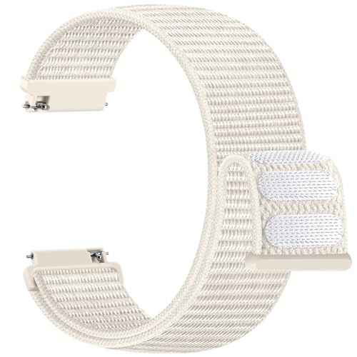 Upeak Nylon Uhrenarmband 20mm 22mm 18mm Kompatibel mit Samsung Galaxy Watch 7 6 5 4 FE Armband 40mm 44mm, für Garmin Vivoactive 5 3, Sport Loop Armband für Herren und Damen