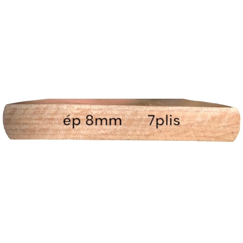 SCM Créations Set 8 Doghe Per Letto In Faggio 61 Cm Con 16 Punte A Clip – Ricambio Francese Per Reti BZ E Clic-Clac