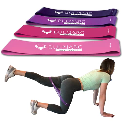 Image of Resistance Bands Mini Loop Exercise Bands Sliding Discs 70+ Exercises eBook Heavy Fitness Workout Men Women Toning Booty Hips Glutes Thighs