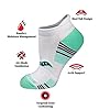 Saucony-Womens-Performance-Heel-Tab-Athletic-Socks-8-16-Pairs Saucony Women's Performance Heel Tab Athletic Socks (8 & 16 Pairs), Assorted Light (8 Pairs), Shoe Size: S 4-7