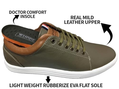Image of WHARF Genuine Leather Sneaker Men's