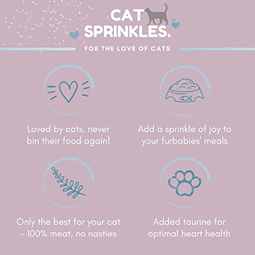 Cat Sprinkles Cat Food Topper - Hydrolysed Salmon - 80 Servings - Image 4