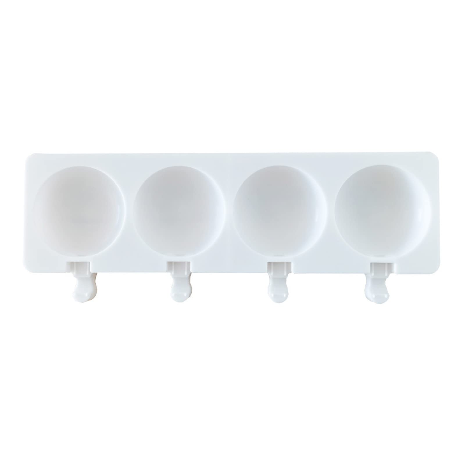 TFAOYS Popsicles Molds Set Silicone 4 Cavities Oval Cake for Pop for Homemade Cakesicles for Party Ice Cream Mold Silicone