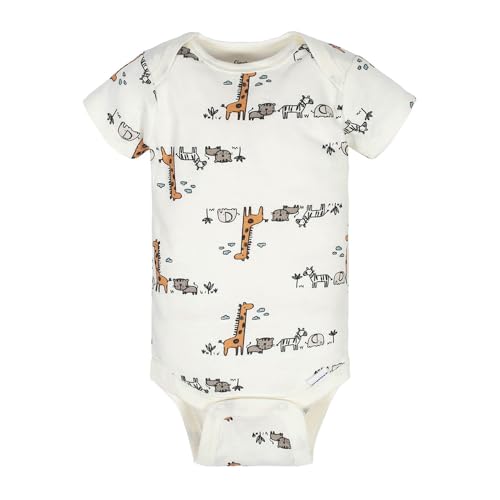 Image of Gerber unisex baby 8-pack Short Sleeve Onesies Bodysuits and Toddler T Shirt Set