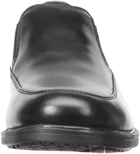 Rockport Men's Essential Details Waterproof Slip On Oxford, Black, 9 N US | Image 1