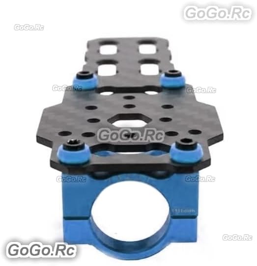 Miniatura 2 de GoGoRc Tarot - Soporte de motor de metal de carbono de 0.630 in para FY680 TL68B01 TL68B02 Multicopter Drone -Azul TL68B08-02