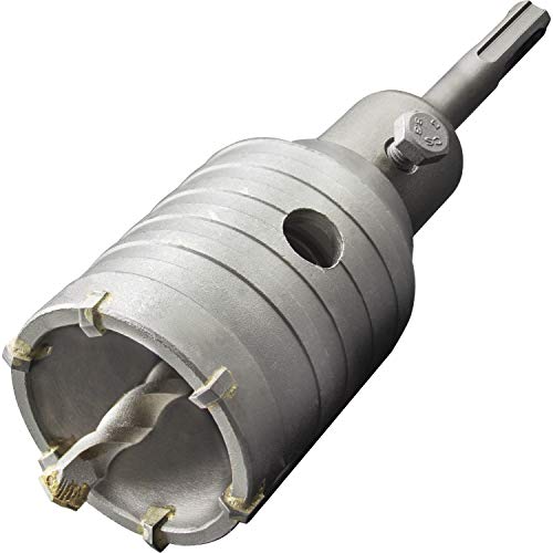 GRAFF Scie Cloche Beton 50mm pour Marteau Piqueur - Carotteuse Béton, Ciment, Brique, Pierre, Mur - Scie Trepan Adaptateur SDS Plus 110 mm + Foret de Centrage 6x110mm