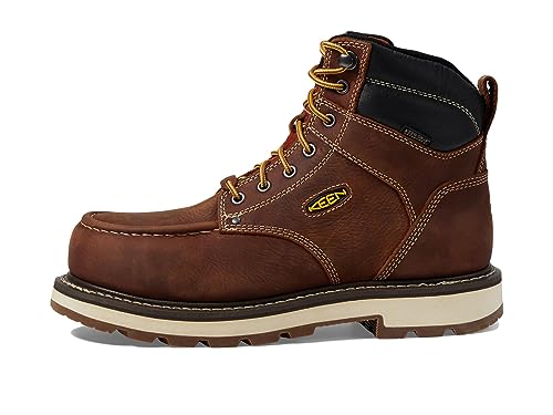 Image of KEEN Utility Men's Cincinnati 6 inch Composite Toe Waterproof 90 Degree Heel Heavy Duty Work Boots