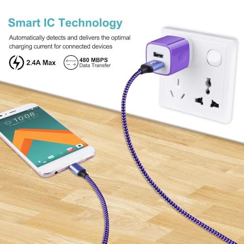 Fast USB C Charger for Samsung Galaxy A15 5G A14 5G S20 FE S20+ S21 S22 S23 S24 Ultra S24 A03S A23 A13 A54 A55 A53,Type C Wall Charger Power Adapter Charger Block 6ft USB C Charger Cable Fast Charging