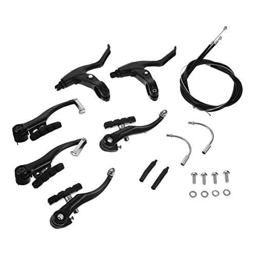 HANABASS Lightweight Mountain Bike Brake Kit v Bike Brake Calipers Bicycle Pads Replacement Set