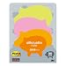 Post-it a Little Sticky Notes Silhouette 50mmx64mm 30 Sheets X3 Colors　PIG SSS-PG