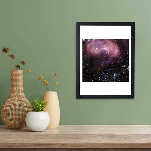 Hubble Télescope affiche encadrée N11 poster mural taille Medium salon