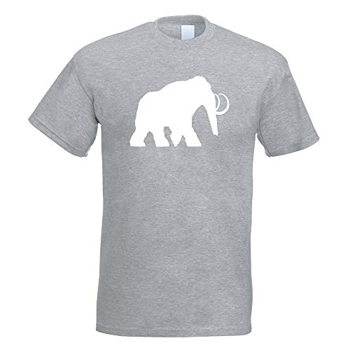 Kiwistar - Camiseta con diseño de elefante de Tronco de mammouth gris multicolor L Cover