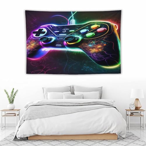 Tenture Esthétique Gaming pour Déco de Dortoir et Studio Étudiant - 5