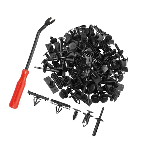 Clips de retención Motoforti negros de larga duración para parachoques de Jeep Wrangler