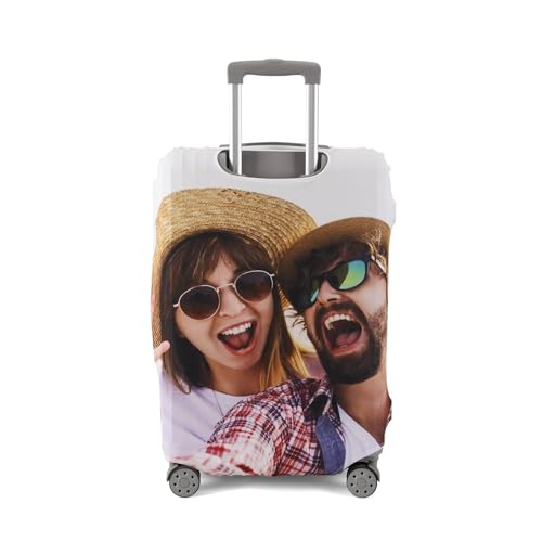 Personalized Travel Luggage Cover Suitcase Protector for Suitcase Waterproof Dustproof Anti-scratch Travel Suitcase Covers Case for Wheeled Luggage Fit for 18-32inch Luggage (Size S) - Main Image