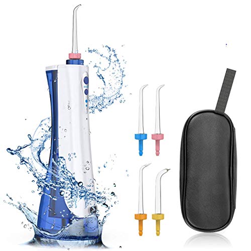 Water Flosser for Teeth,Romanda Water Pick Teeth Cleaner Rechargeable IPX7 Waterproof Cordless Water - //coolthings.us