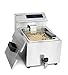 HENDI Frytownica z panelem cyfrowym - Mastercook | z kranem spustowym 8 l | 230V / 3500W