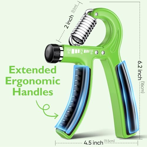 Image of FitBeast Grip Strengthener Forearm Strengthener, Adjustable Hand Grip Strengthener for Strength Training & Rehabilitation, 10-132 lbs Resistance, Ideal for Athletes and Physical Therapy (1 Piece)