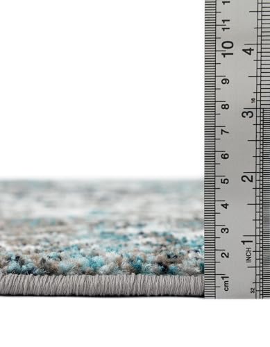 Tapete decorativo gris 5 pies x 5 pies miniatura 4