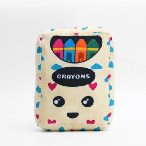 Image of Mutt of Course Xtra Crayons 3 Toys in 1 | Plush Toy for Dogs | Dogs 3 in 1 Toy with Squeaker