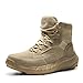 NORTIV 8 Men's Lightweight Casual Work Boots Leather Military Outdoor Hiking Motorcycle Combat Boots Commando,Size 13,Sand,SNMT244M
