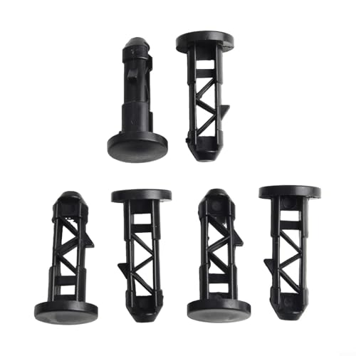 babominimer - babominimer Black Plastic Wheelie Bin Lid Hinge Pins 67mm x 31mm Replacement Parts for for 240L Household and Commercial Outdoor Trash Bins, Usual Fit for for Garden Refuse(3 Pairs)