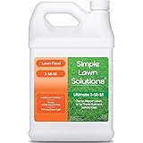 Ultimate 3-18-18 Lawn Food Liquid Fertilizer- Easy to Use Concentrated Spray- Any Grass Type- Summer & Fall - Simple Lawn Solutions- Turf Hardiness & Root Vigor- Phosphorus and Potassium (1 Gallon)