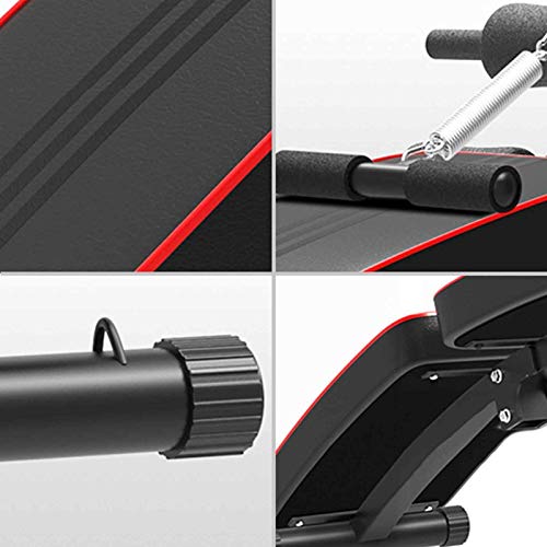 Sit Up Bench Adjustable Workout Foldable Bench Fitness Equipment for Home Gym Decline Curved Ab Muscle Gains Strength Training Body building