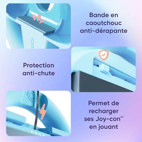 Pack de 4 Volants de Course pour Nintendo Switch 2 Oniverse Accessoires pour Mario Kart Supports Volant - vue 8